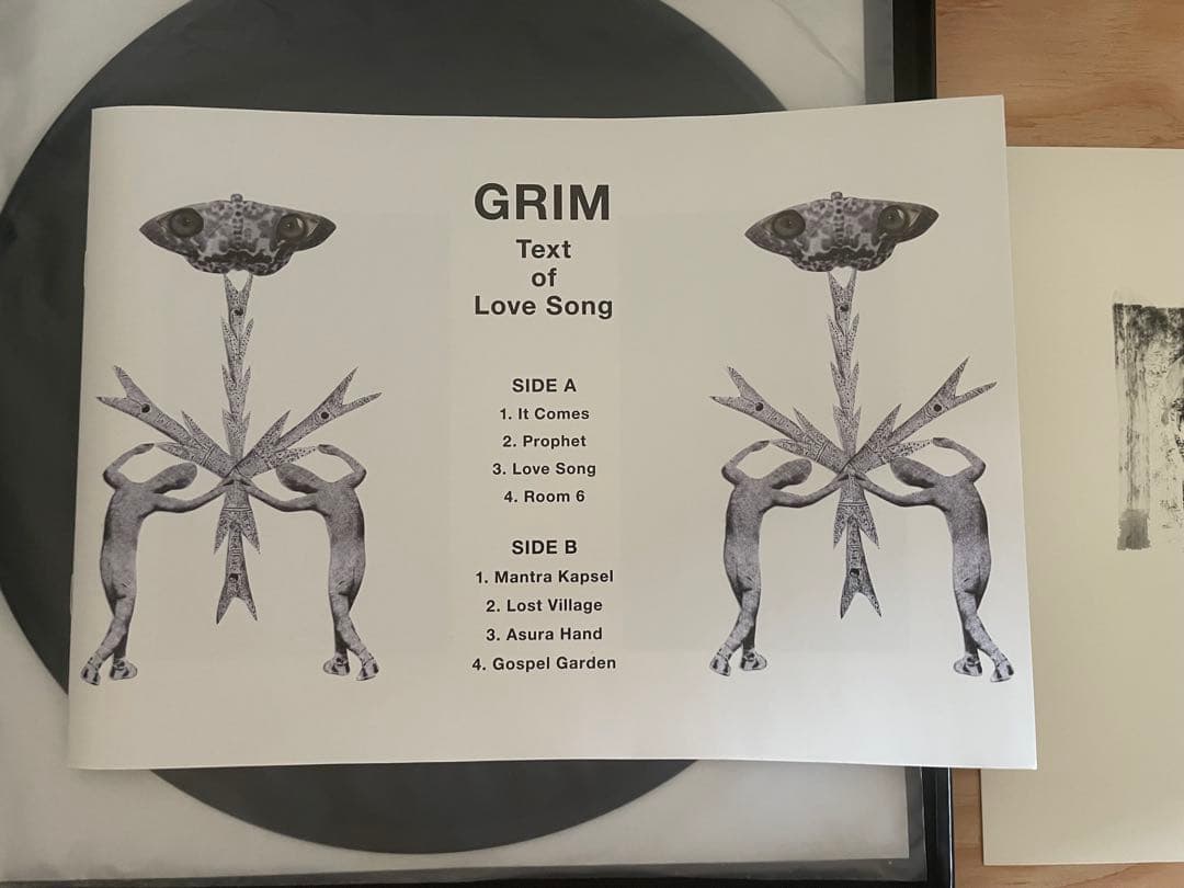 GRIM / Love Song [LP] 小長谷淳 MERZBOW 中原昌也