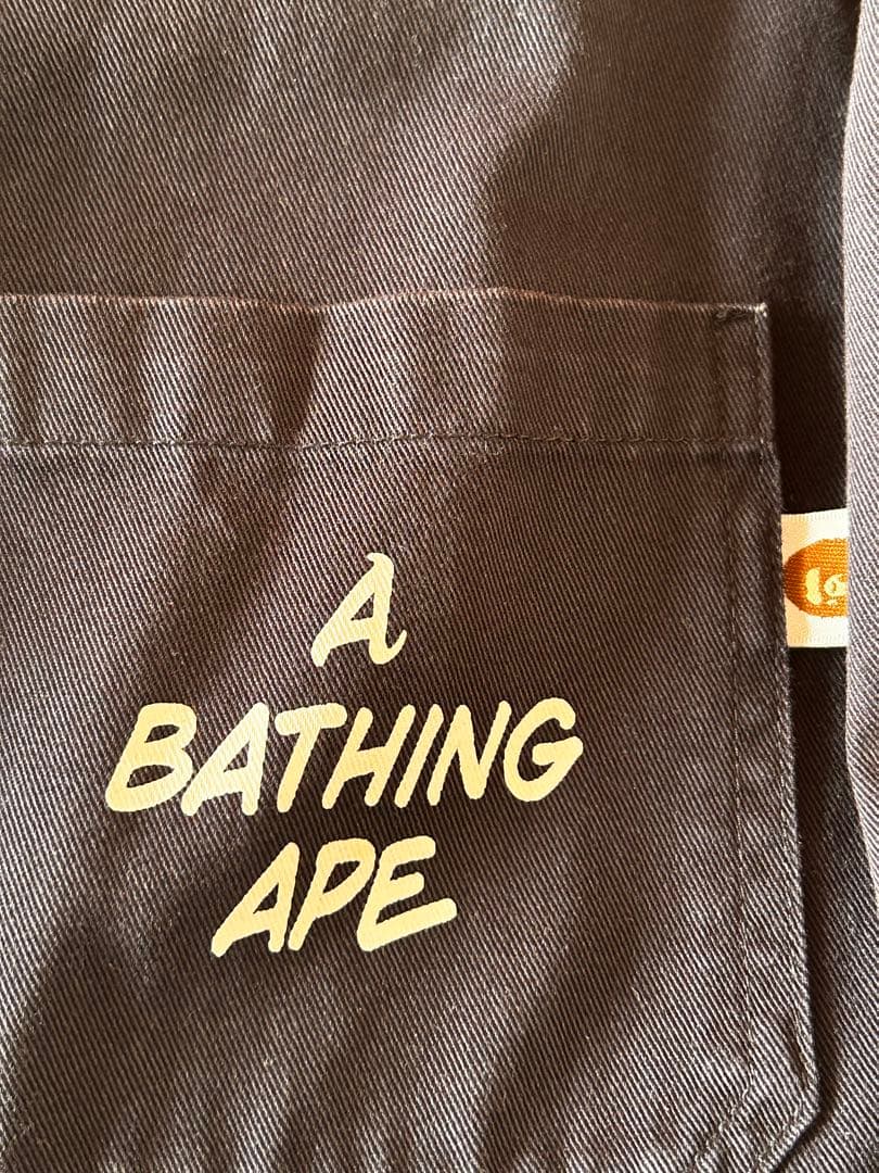 【超希少】A BATHING APE ショップコート 黒　ストリート　裏原宿