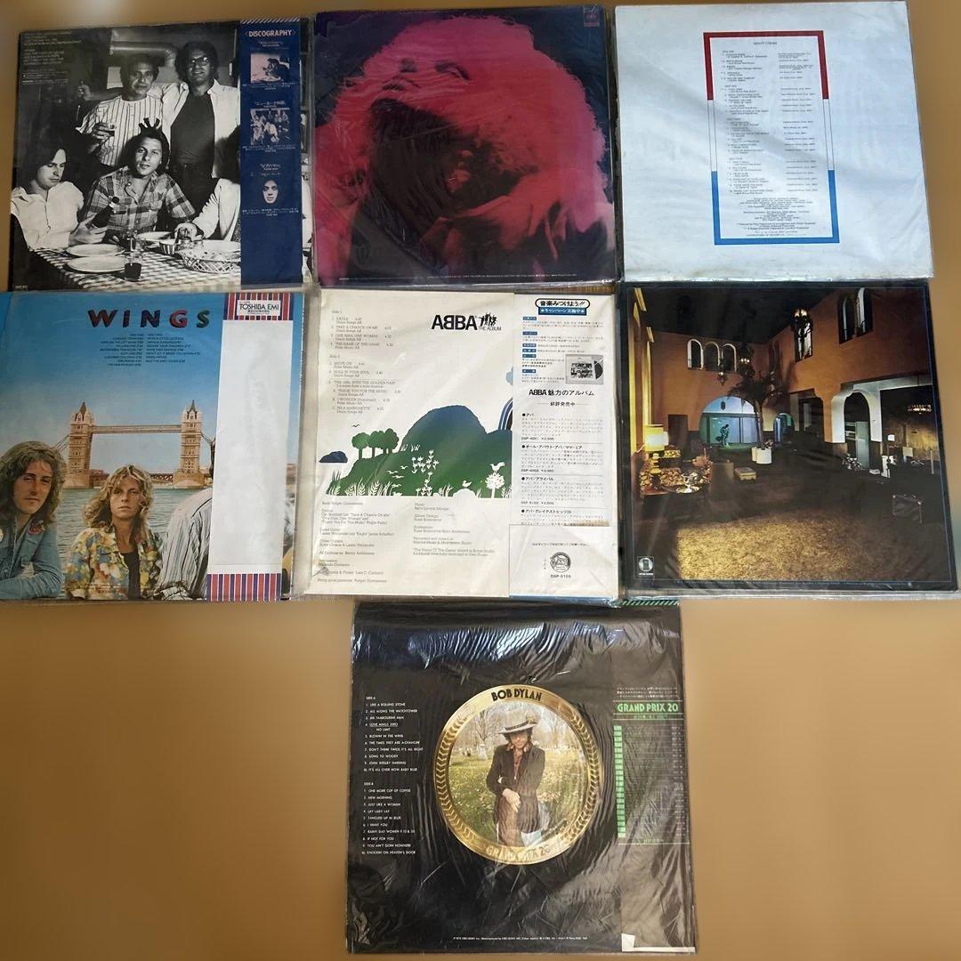 洋楽レコードセット（Billy Joel, ABBA, Bob Dylanなど）