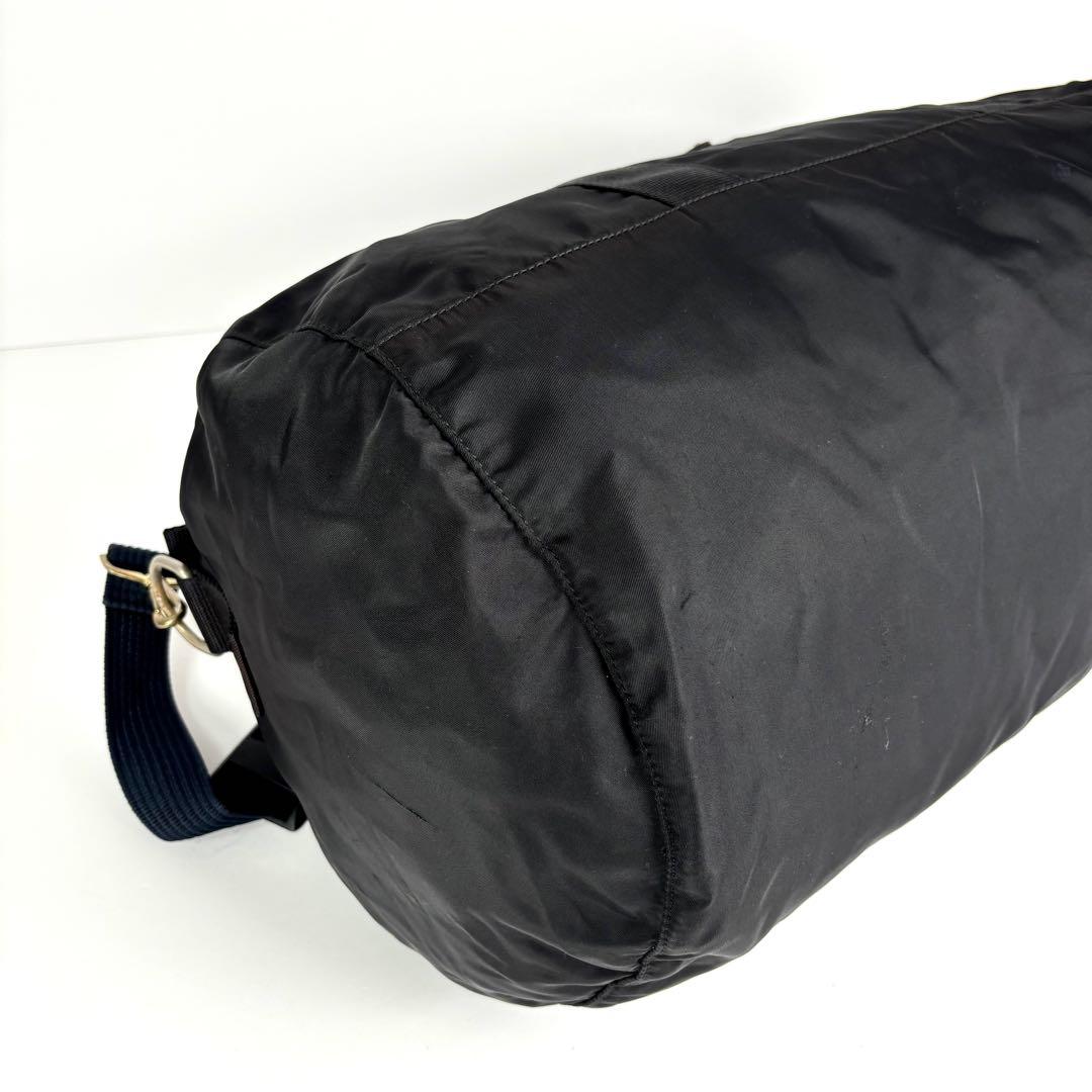 美品 PRADA プラダ 2way ボストンバッグ テスートナイロン レザー