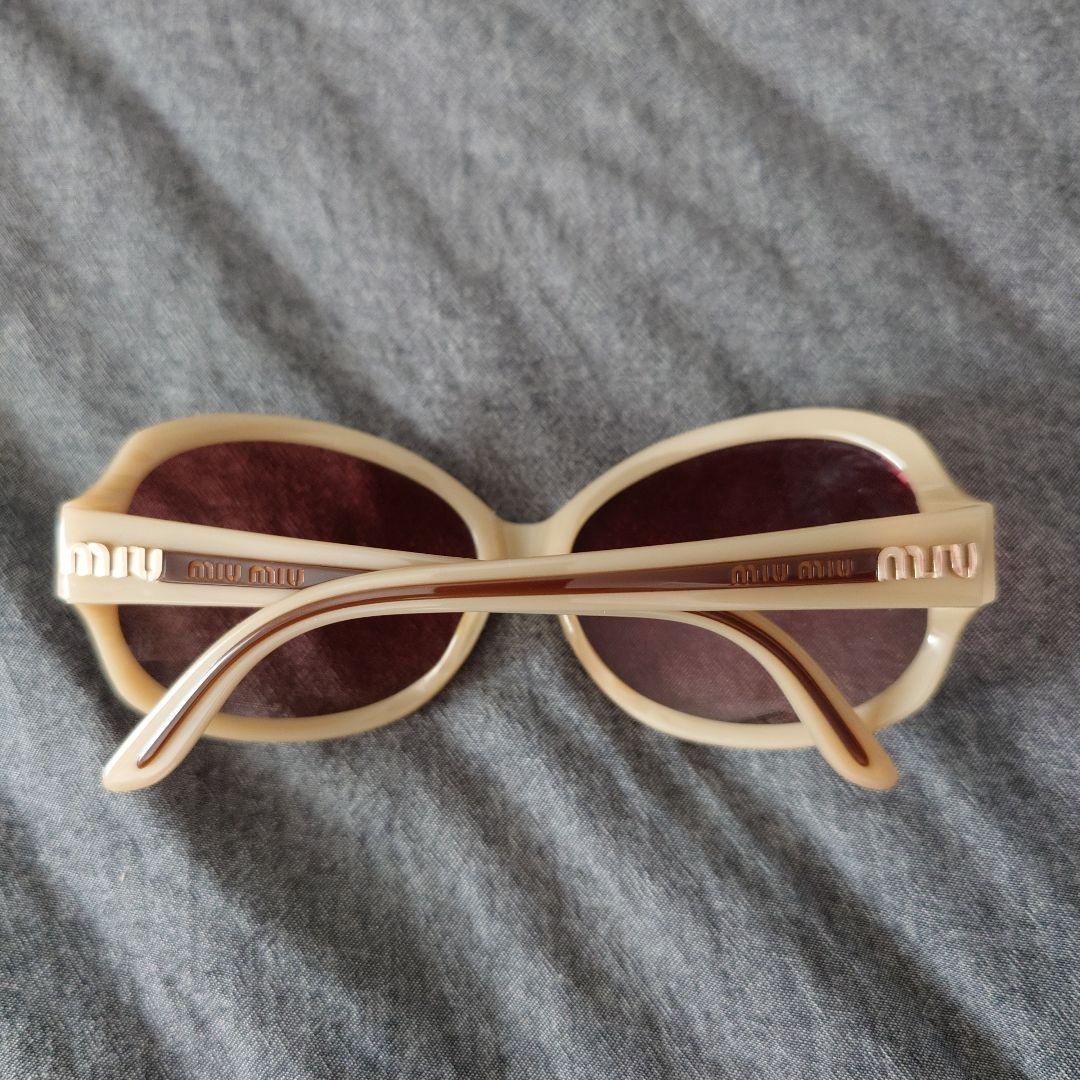 2 miumiu サングラス ピンクブラウン