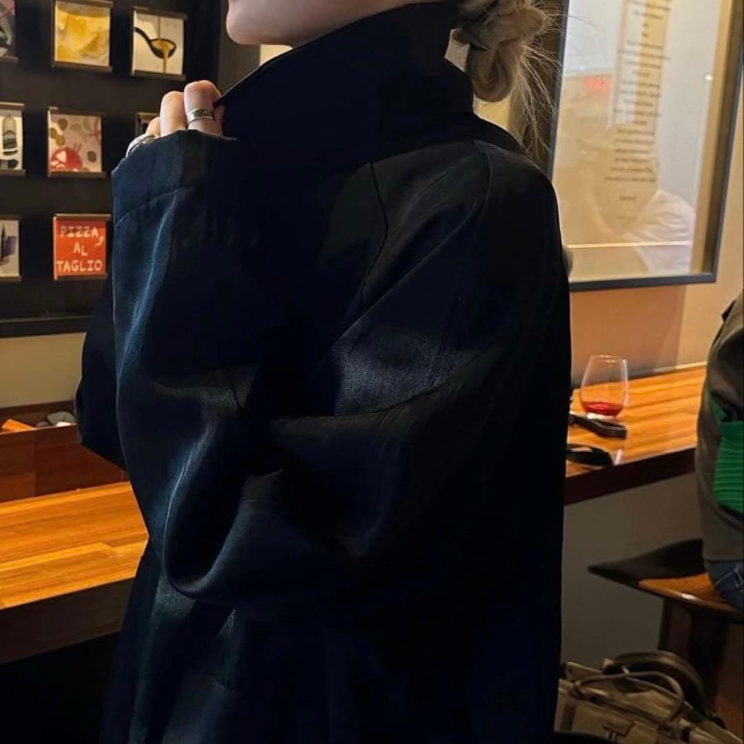 s*i様 enof twill long coat Mサイズ　ブラック