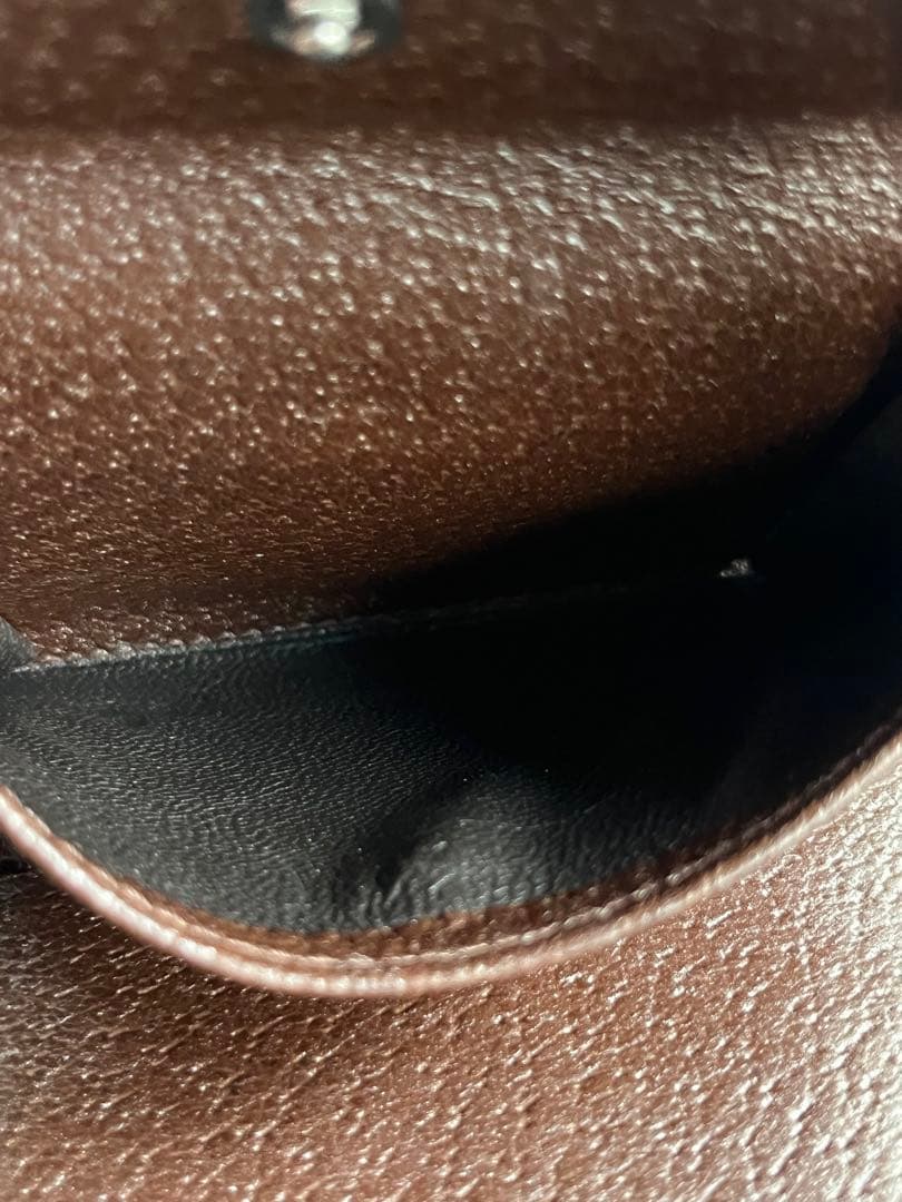 グッチ GUCCI GGキャンバス レザー 3つ折財布 ダブルホック Wホック