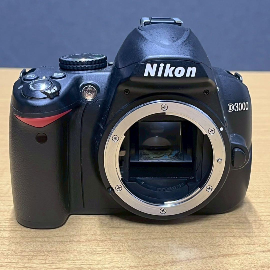 動作確認済 Nikon ニコン D3000 レンズ2本 バッテリー セット