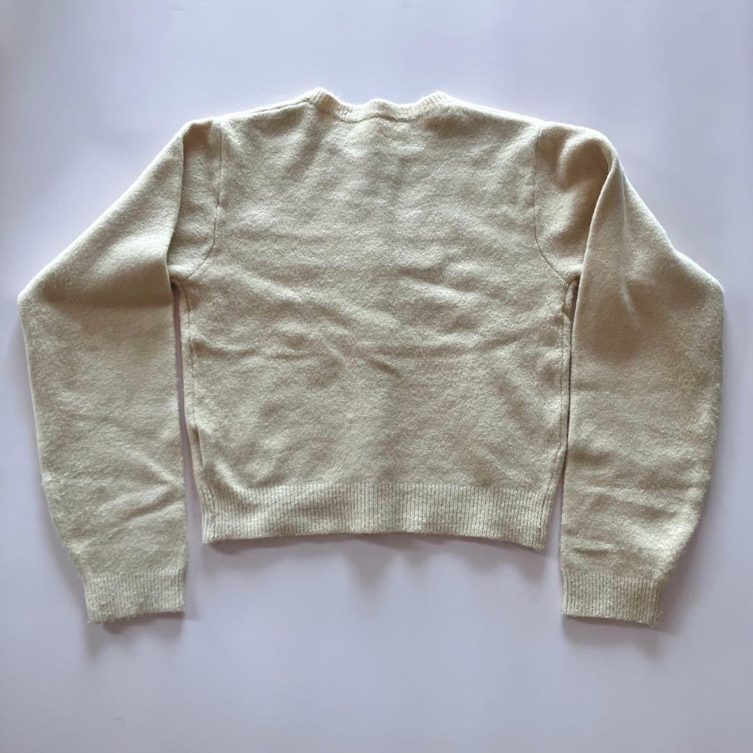 トップス Eaphi COMPACT LOGO KNIT CARDIGAN eaphi