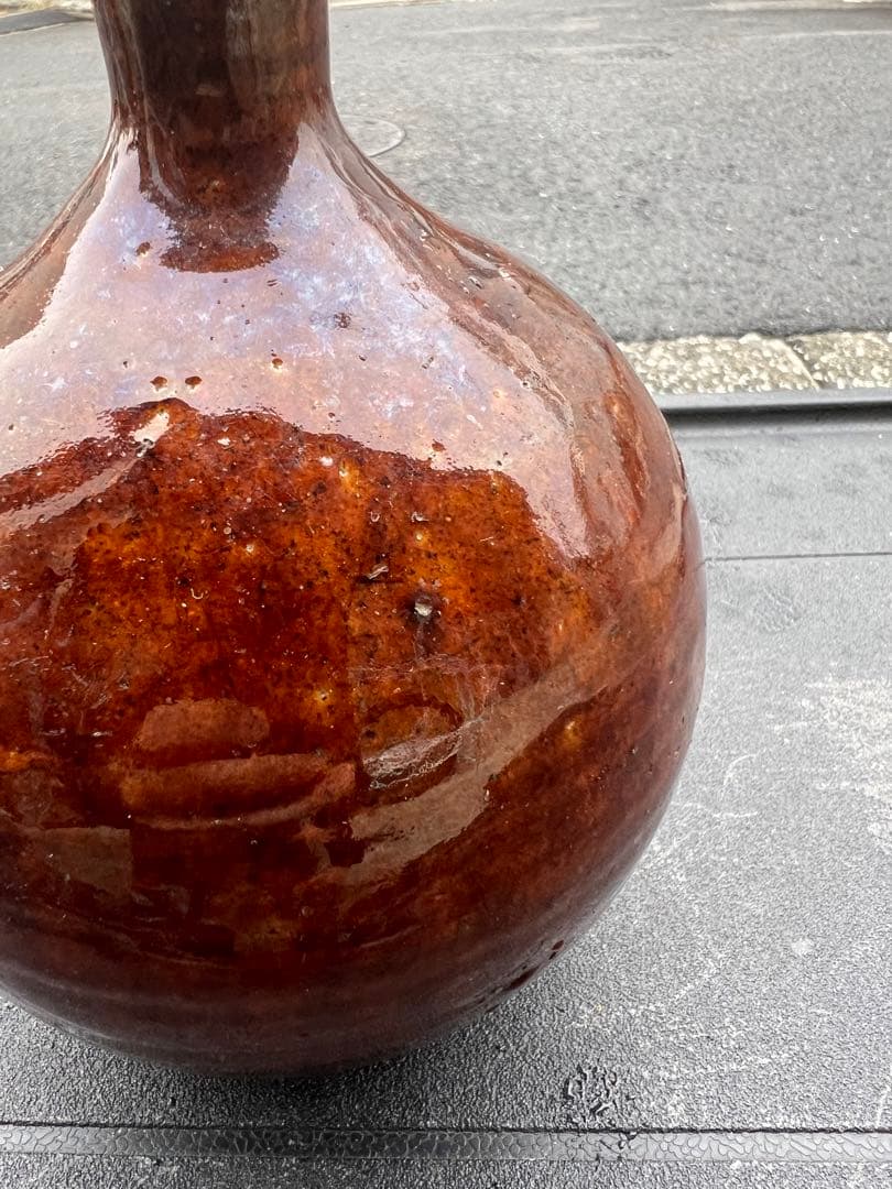 徳利 酒器 壺 花瓶 花器 花入 一輪挿し 陶器 骨董 民藝 古美術