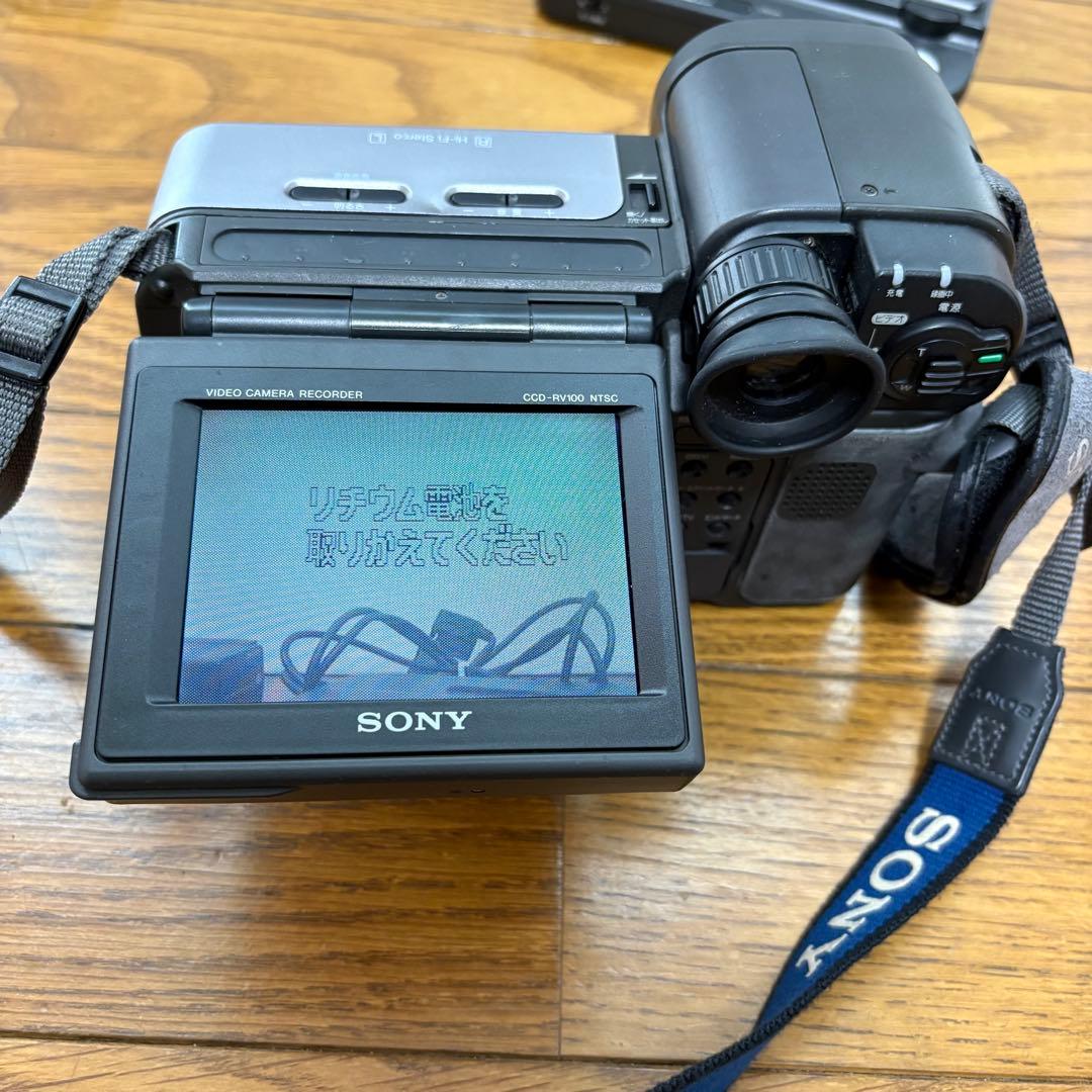 SONY ソニー 8mm テープ ビデオカメラ CCD-RV100 ハンディカム