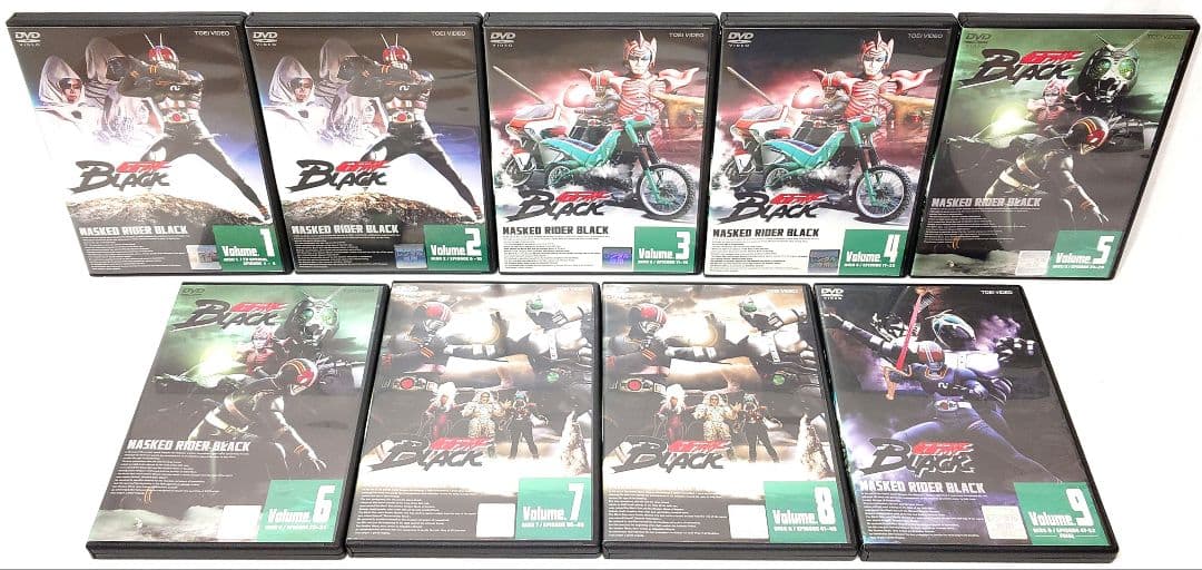 仮面ライダー BLACK/ブラック【DVD】全9巻セット