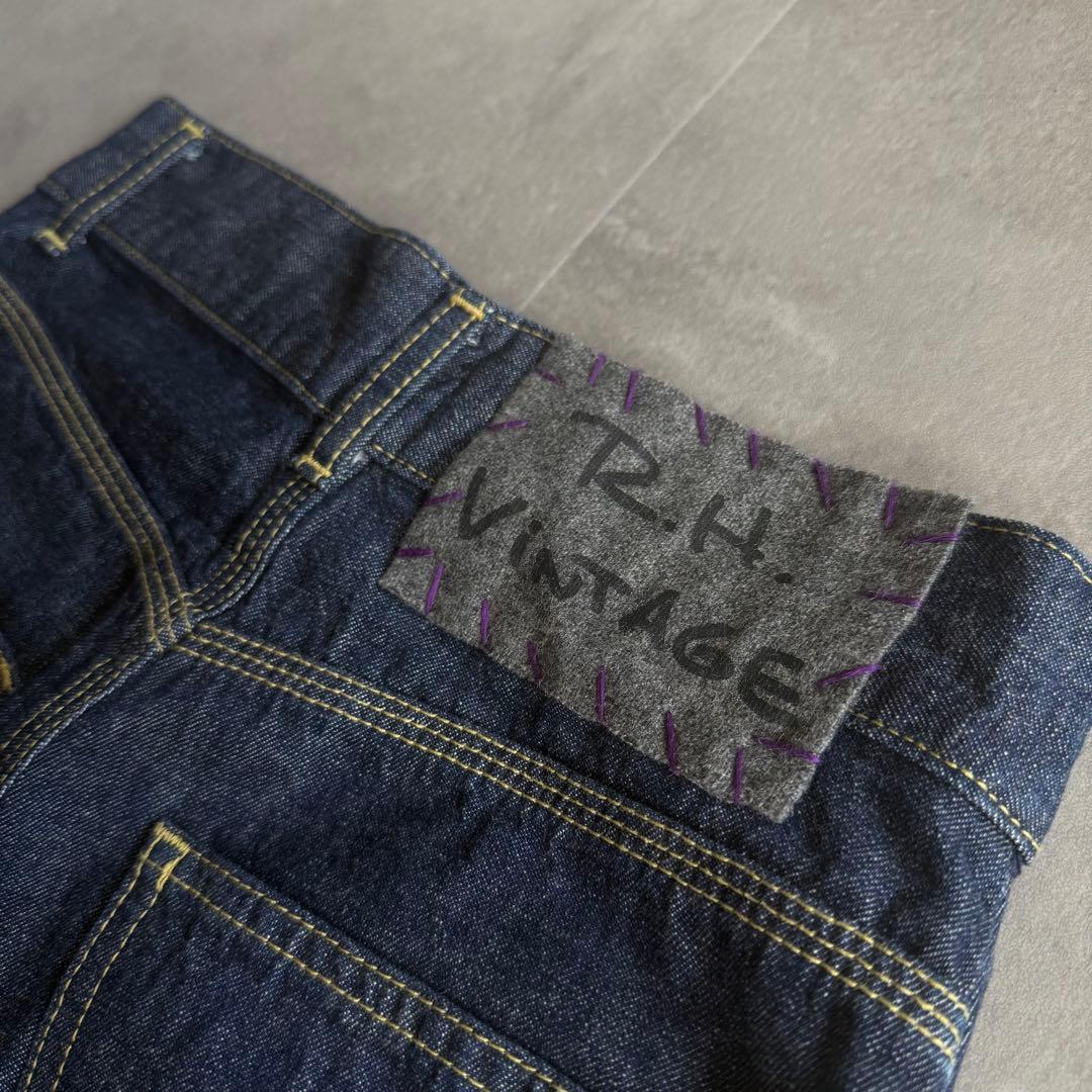 【美品✨️】RH オーガニックコットン　ストレートデニムパンツ　インディゴ