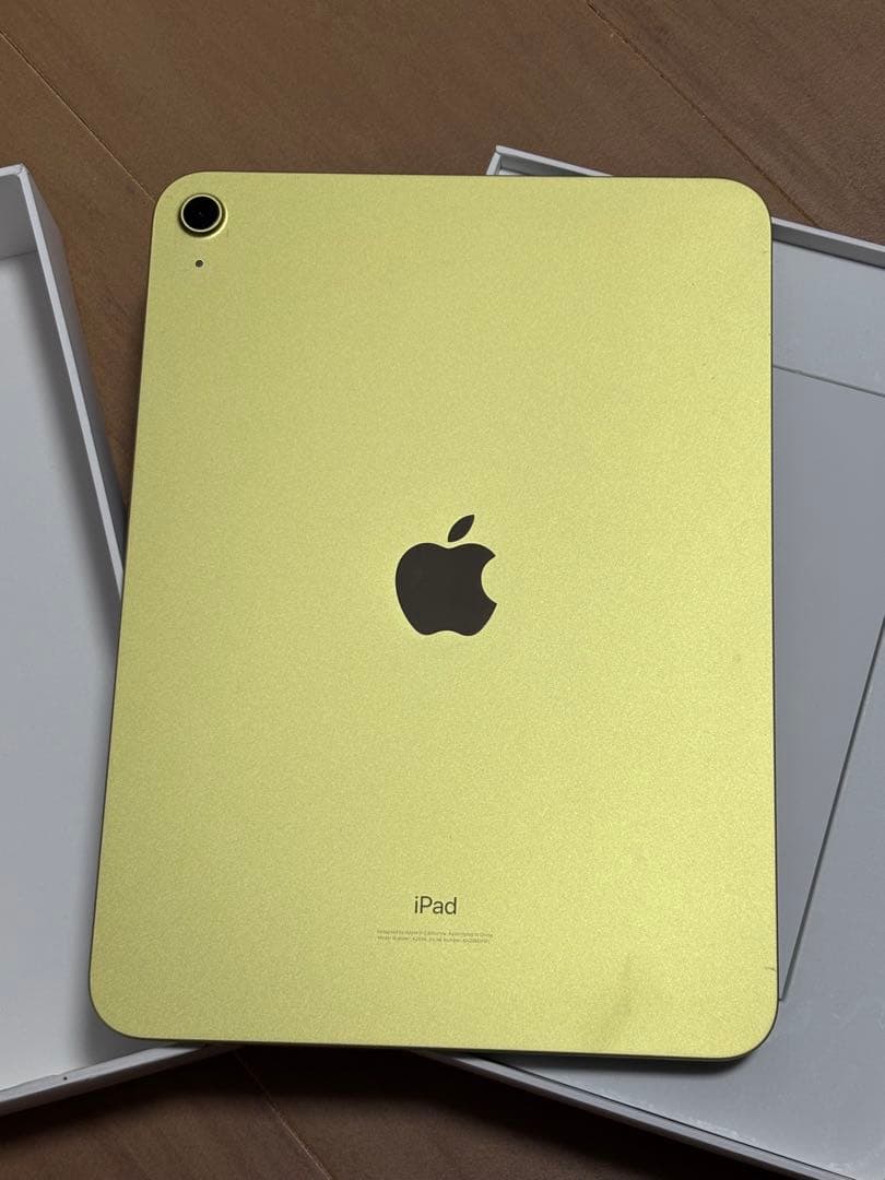 iPad 第10世代 イエロー 箱あり 起動OK 充電不良