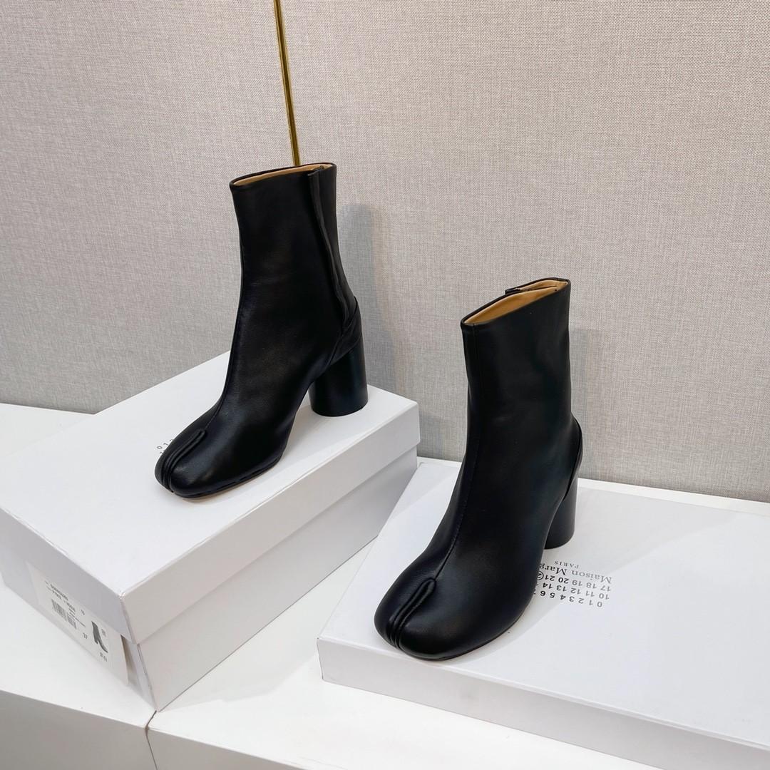 マルジェラ 足袋ブーツ 38 ヒール7.5cm