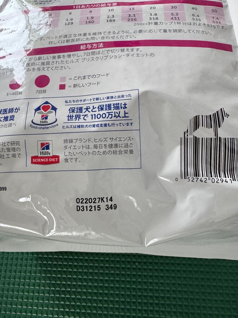 Hill's 犬　腸内バイオーム 3kg ２袋　3/6頃発送