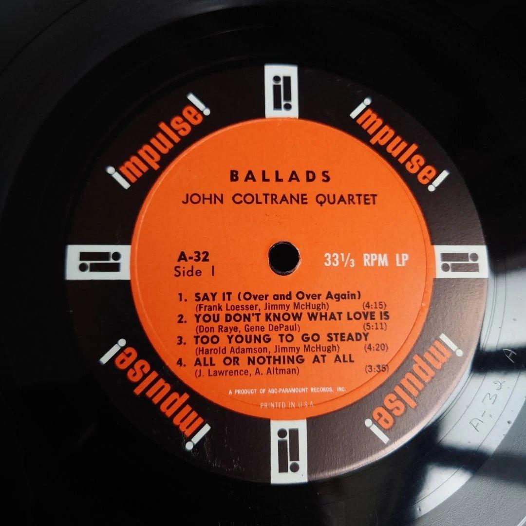 US盤John Coltrane Quartet Ballads