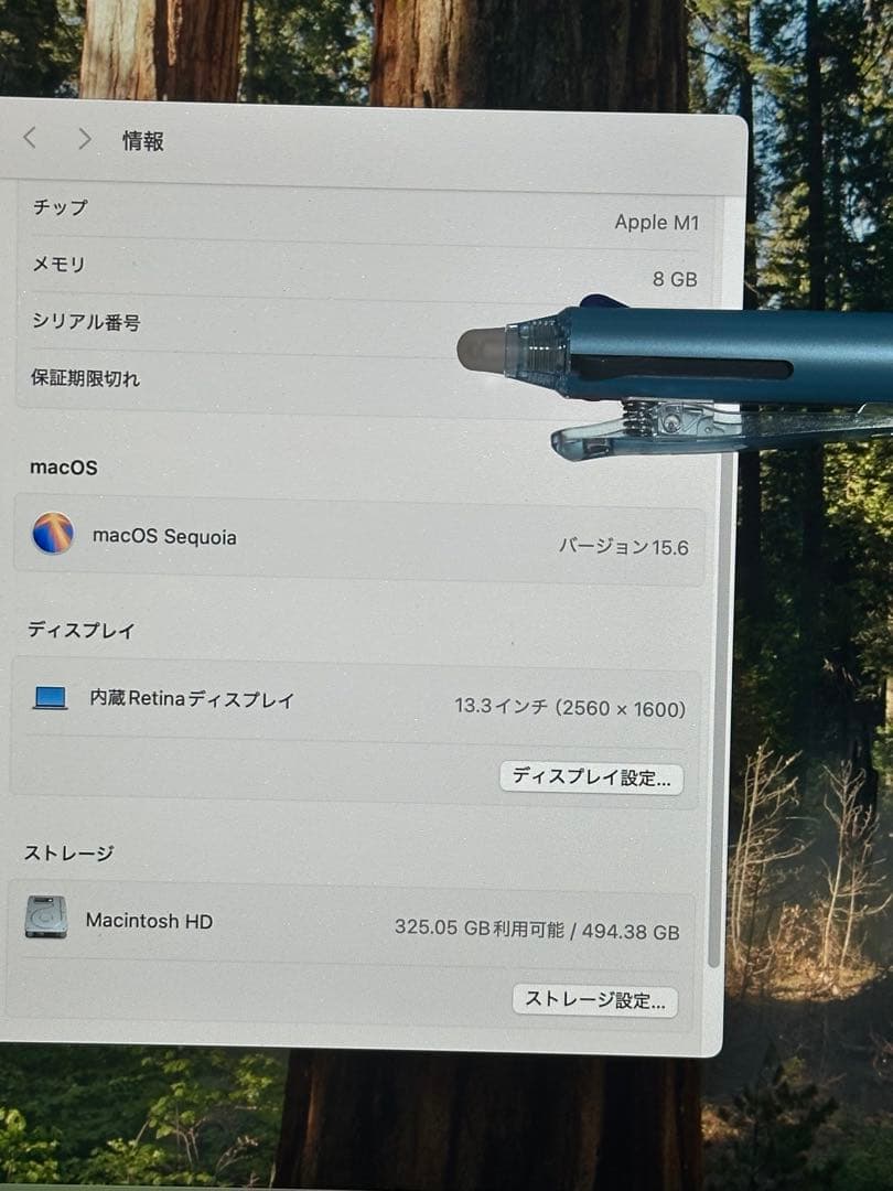 MacBook Air 13インチ ゴールド M1 8GBメモリ512GB