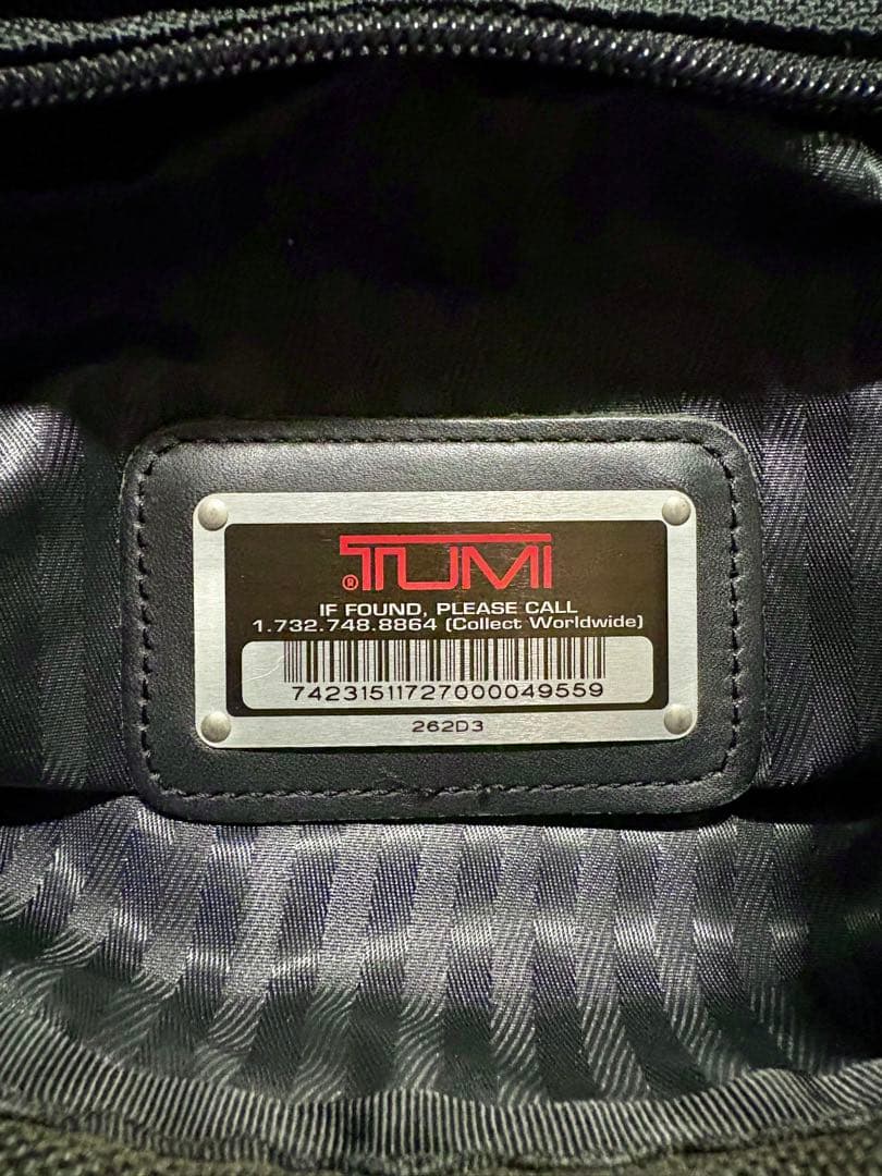 TUMI made in USA/トゥミ ボストンバッグ 純正ストラップ付