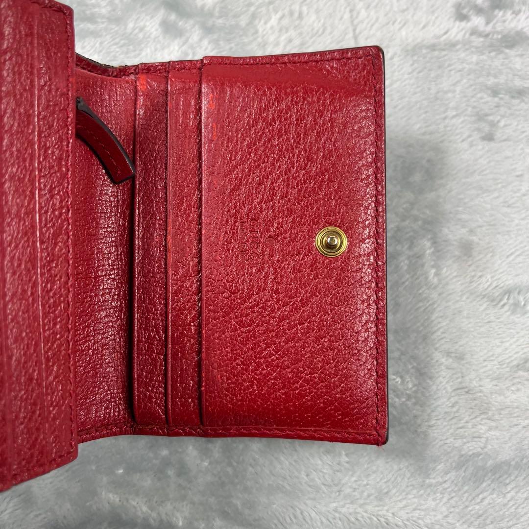 GUCCI グッチ 2つ折り財布 クイーン マーガレット GG シェリーライン