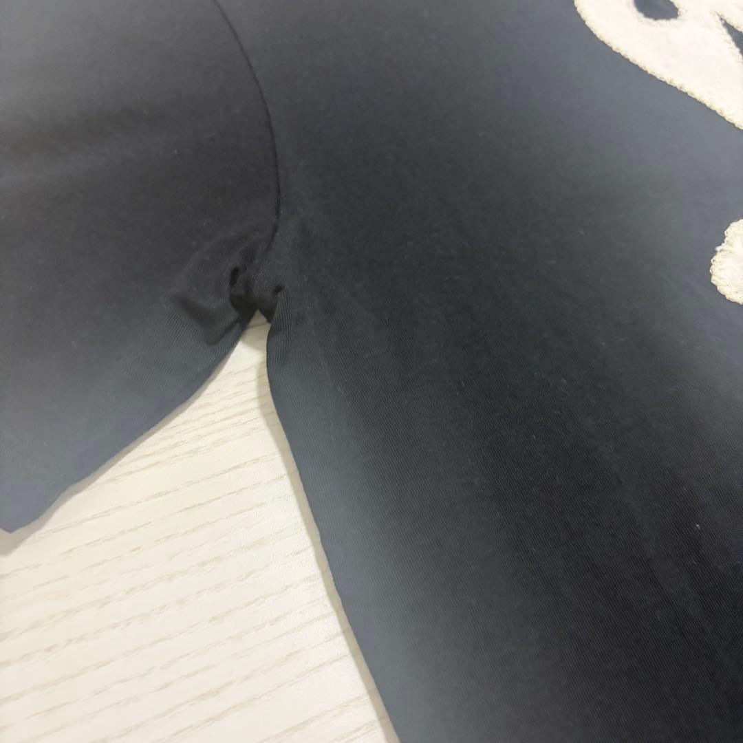 ✨専用✨LOEWE　Tシャツ　M　バックロゴ　スカル　Uネック　ブラック