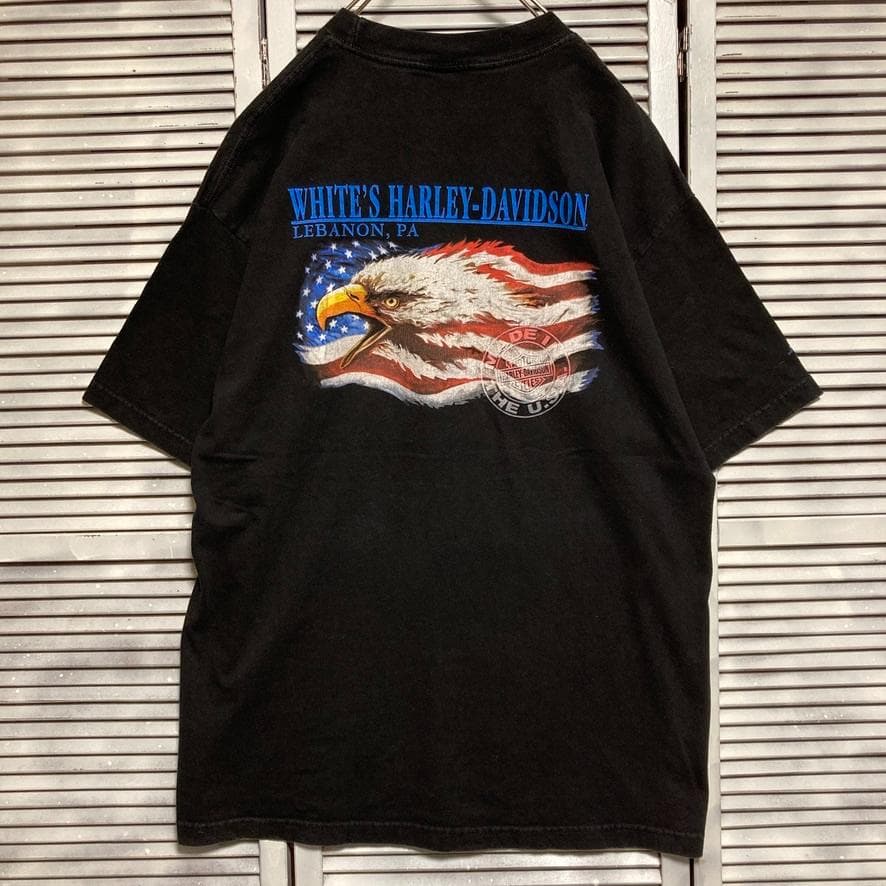 CBBB ハーレー Tシャツ USA製 90s ダビッドソン ライトニング