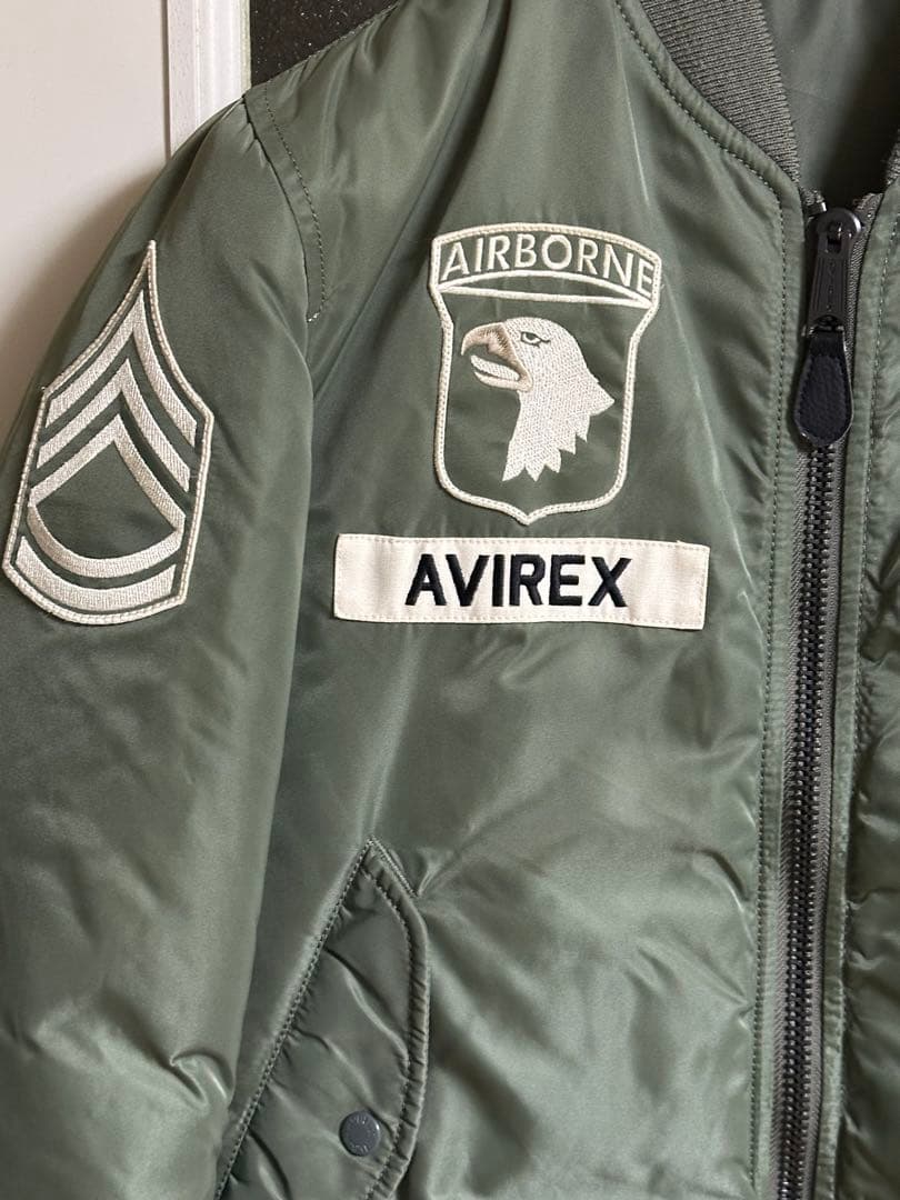 ジャケット・アウター AVIREX MA-1 U.S. ARMY 101st AIRBORNE