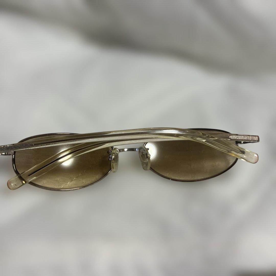 Ray-Ban オーバルサングラス ブラウンレンズ ゴールドフレーム