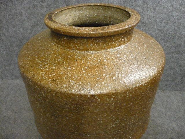 信楽焼せんべい壷 [B31655]