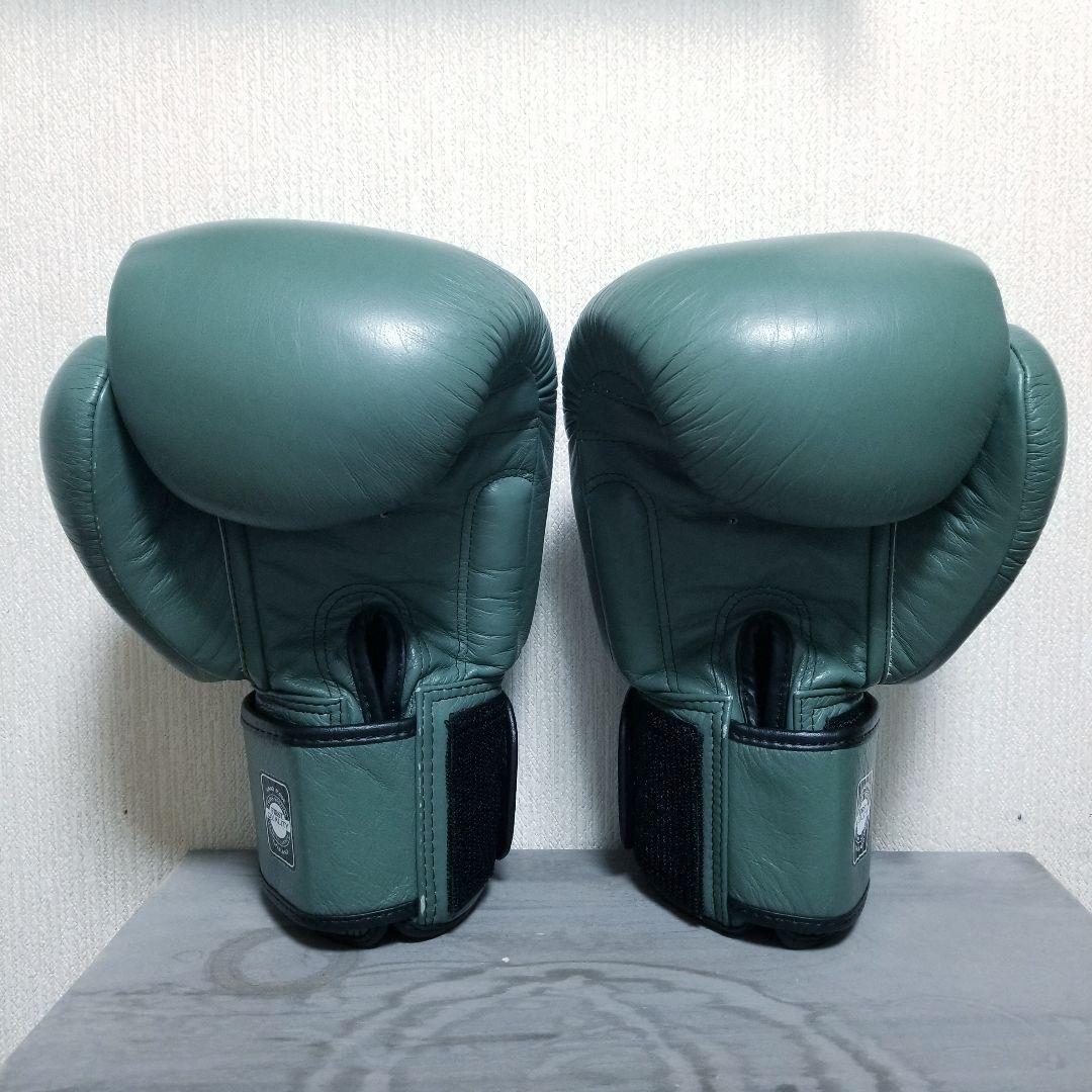 【★未使用級★】TWINS SPECIAL/グローブ/14oz/本革 /グリーン