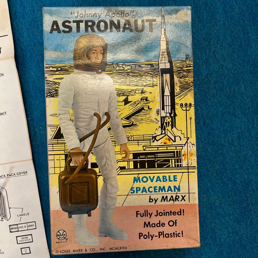 1960年代MARX Johnny Apollo Astronaut フィギュア
