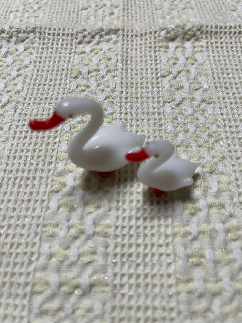 ガラスの置物。まとめ売り、動物セット。