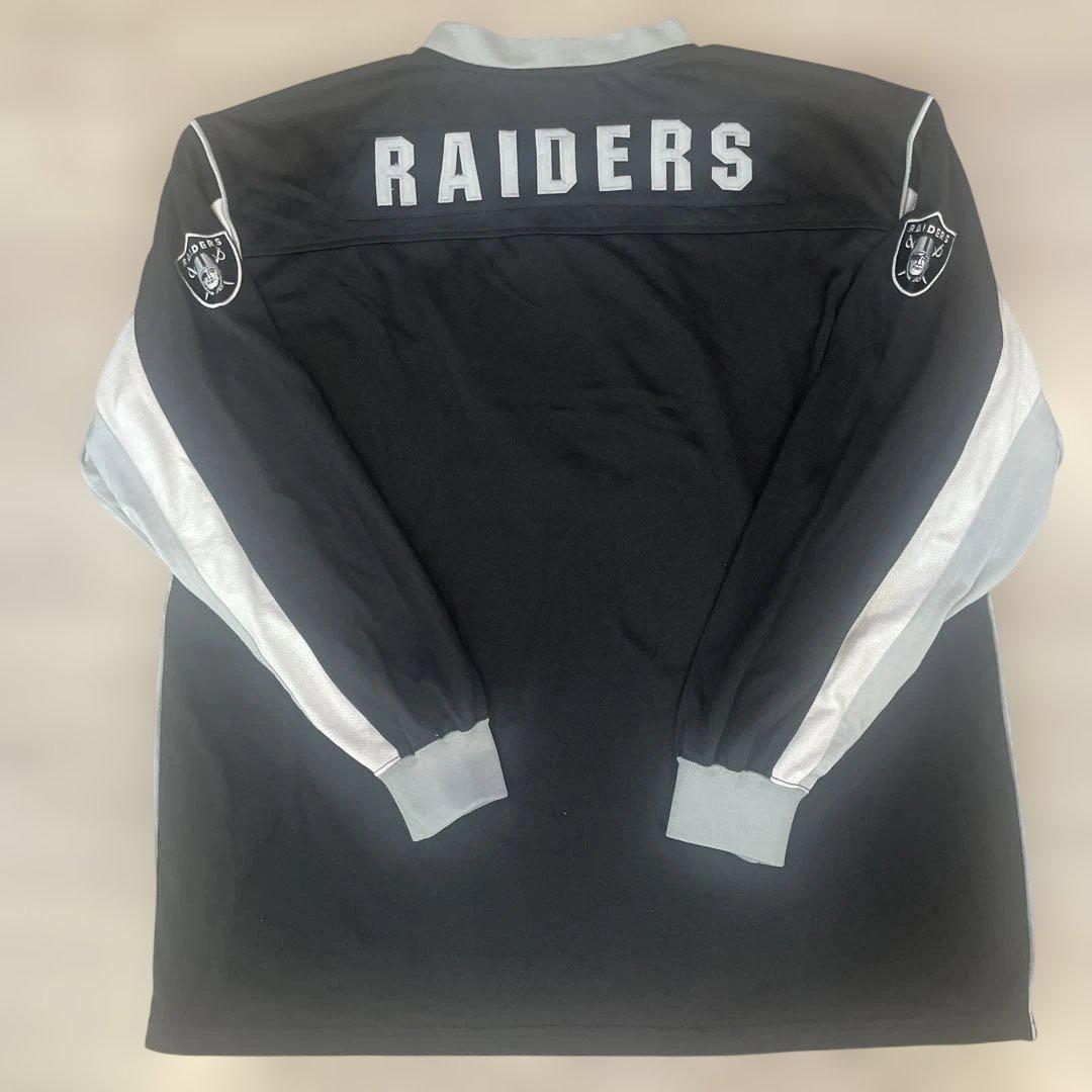 RAIDERS NFL 長袖シャツ 黒