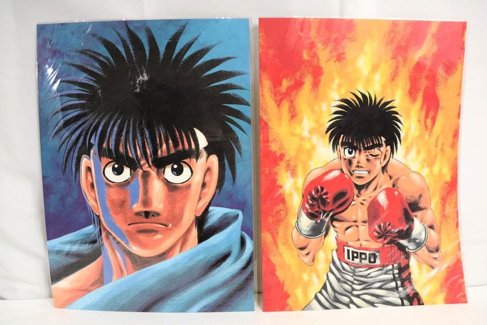 ◆はじめの一歩複製原画 幕之内一歩 鷹村守 宮田一郎&千堂武士 3点　09354