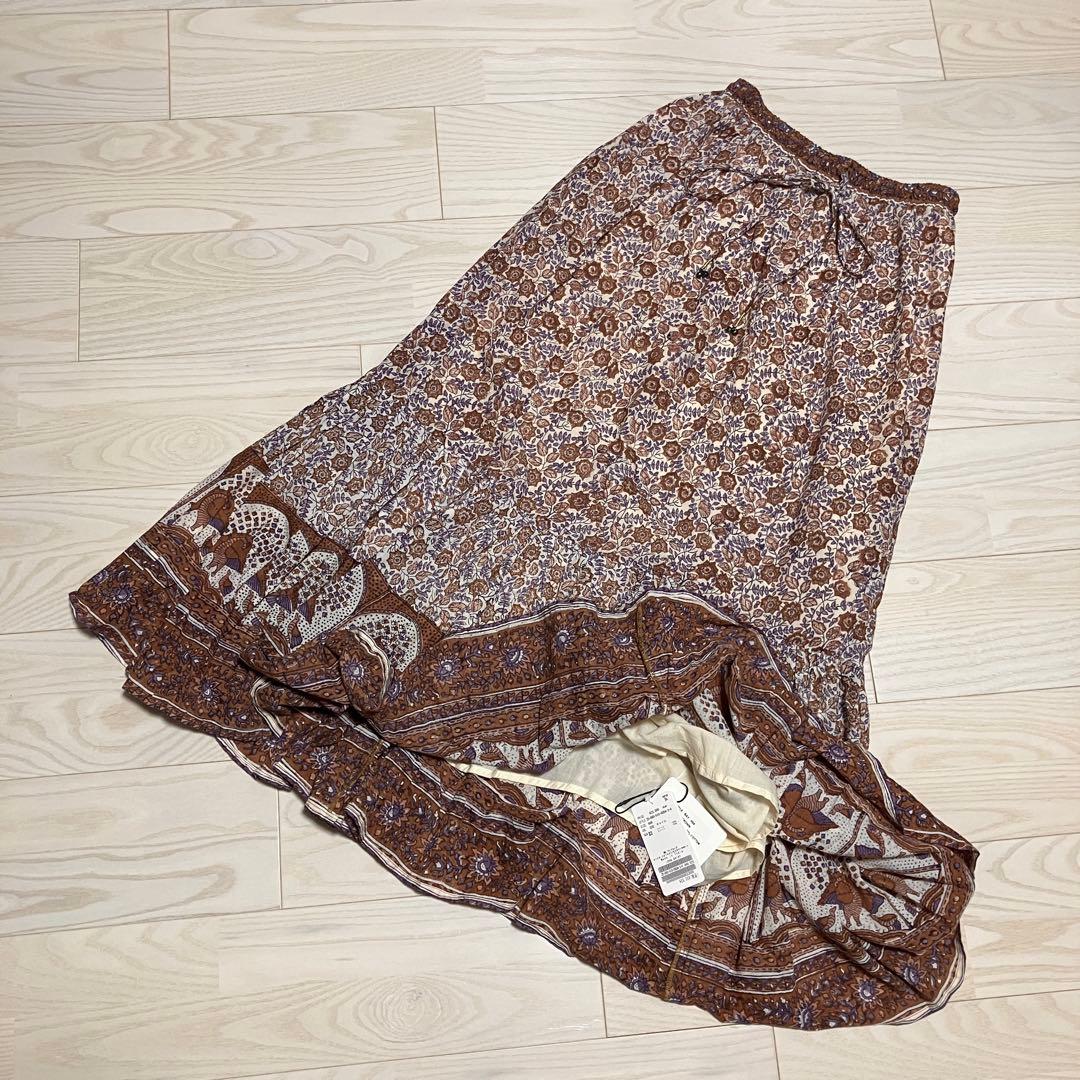 25SS タグ付　Deuxieme classe ロングスカート　マキシ　花柄
