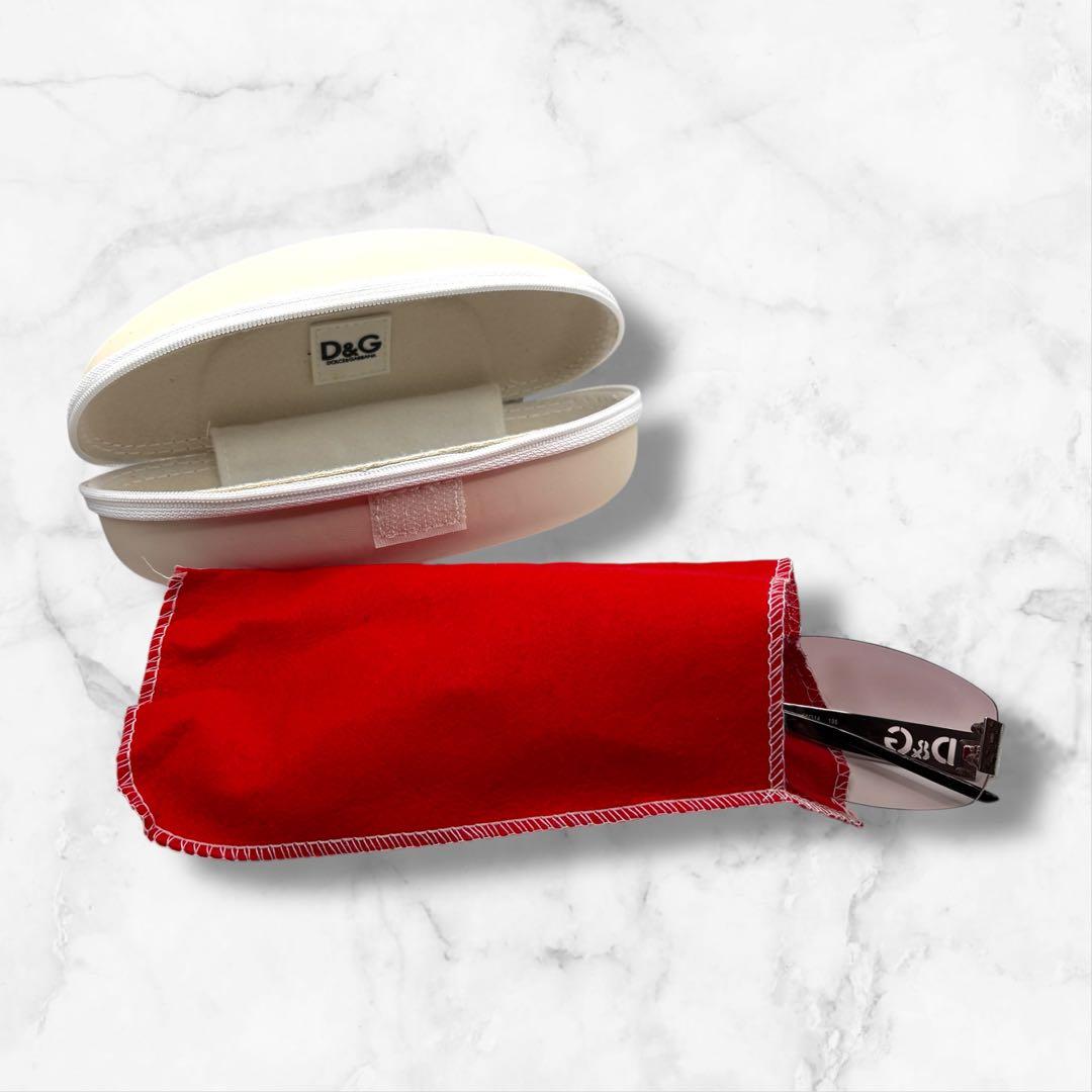小物 DOLCE&GABBANA rim less sunglasses Y2K