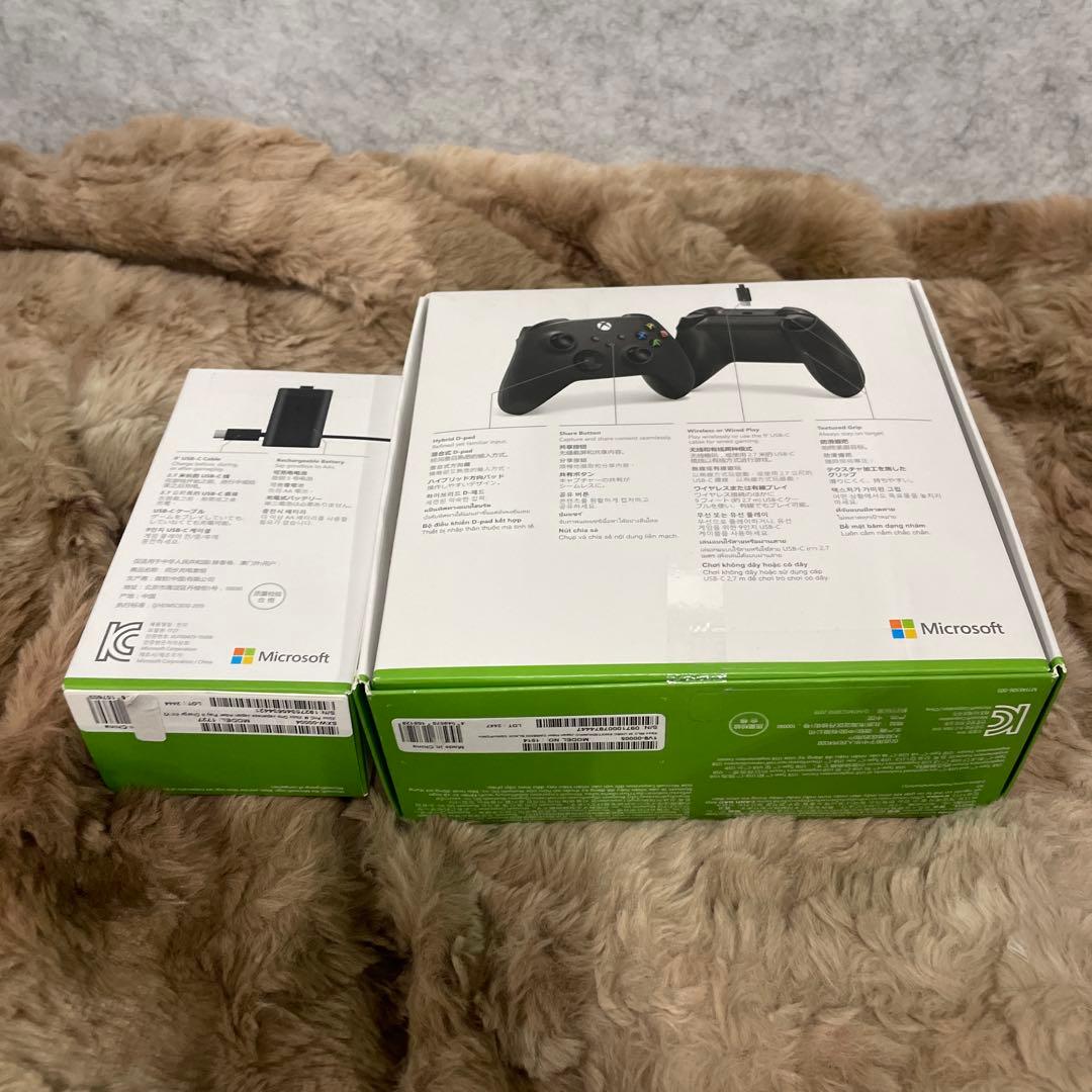 未使用品Xbox ワイヤレスコントローラー&充電バッテリー