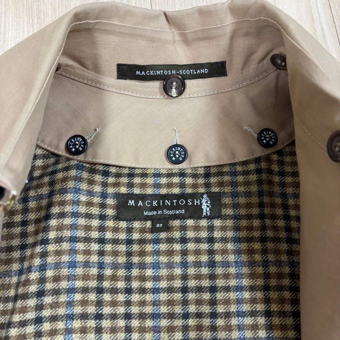 MACKINTOSH マッキントッシュ ゴム引きトレンチコート ライナー裏地付き