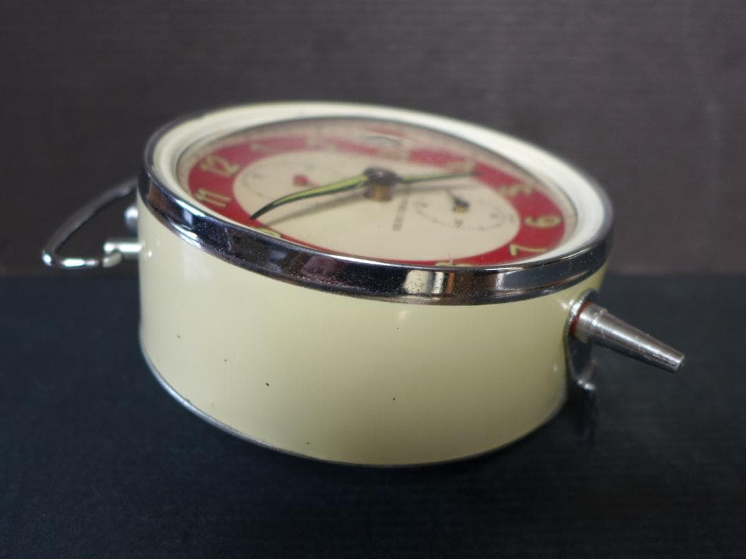時代物【可動品】SEIKO セイコー ゼンマイ機械式 　置時計　2JEWELS