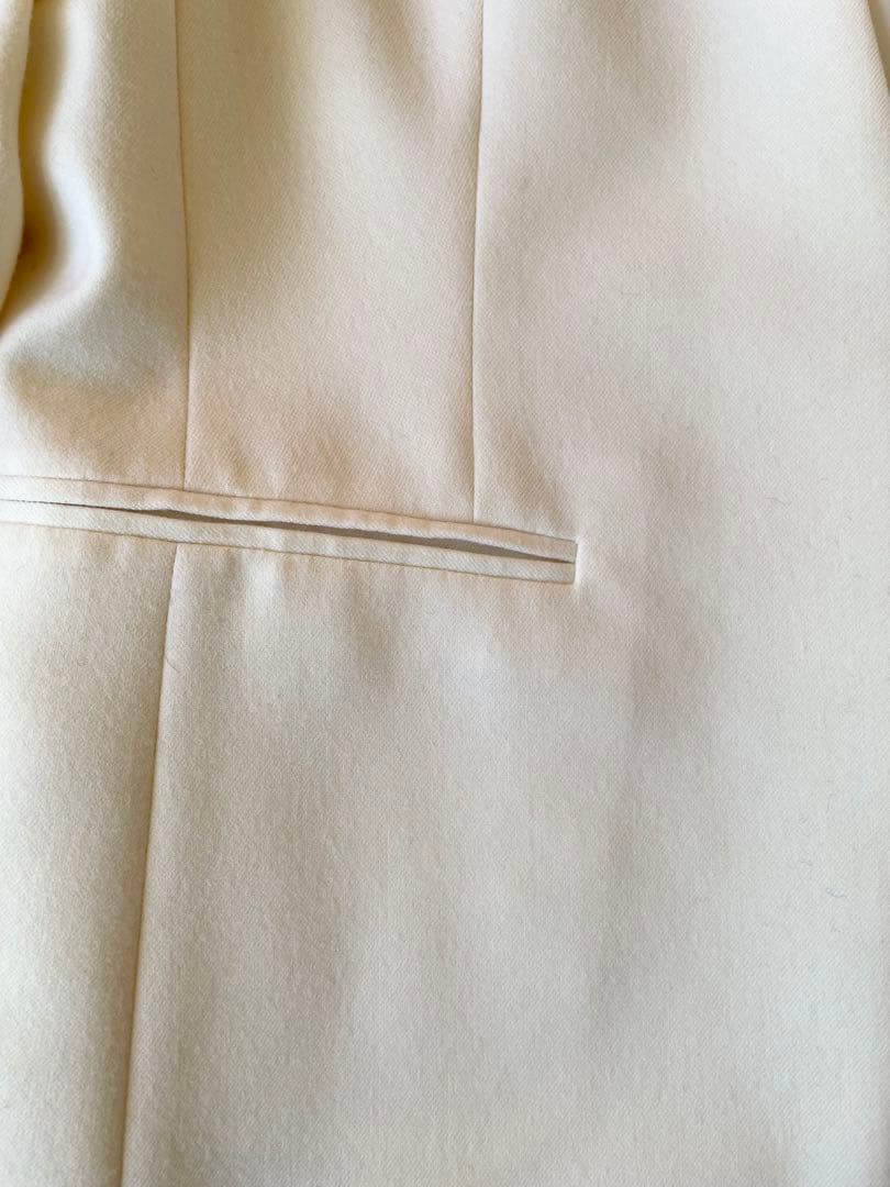 Theory luxe Saxony Soft ジャケット38 ホワイト