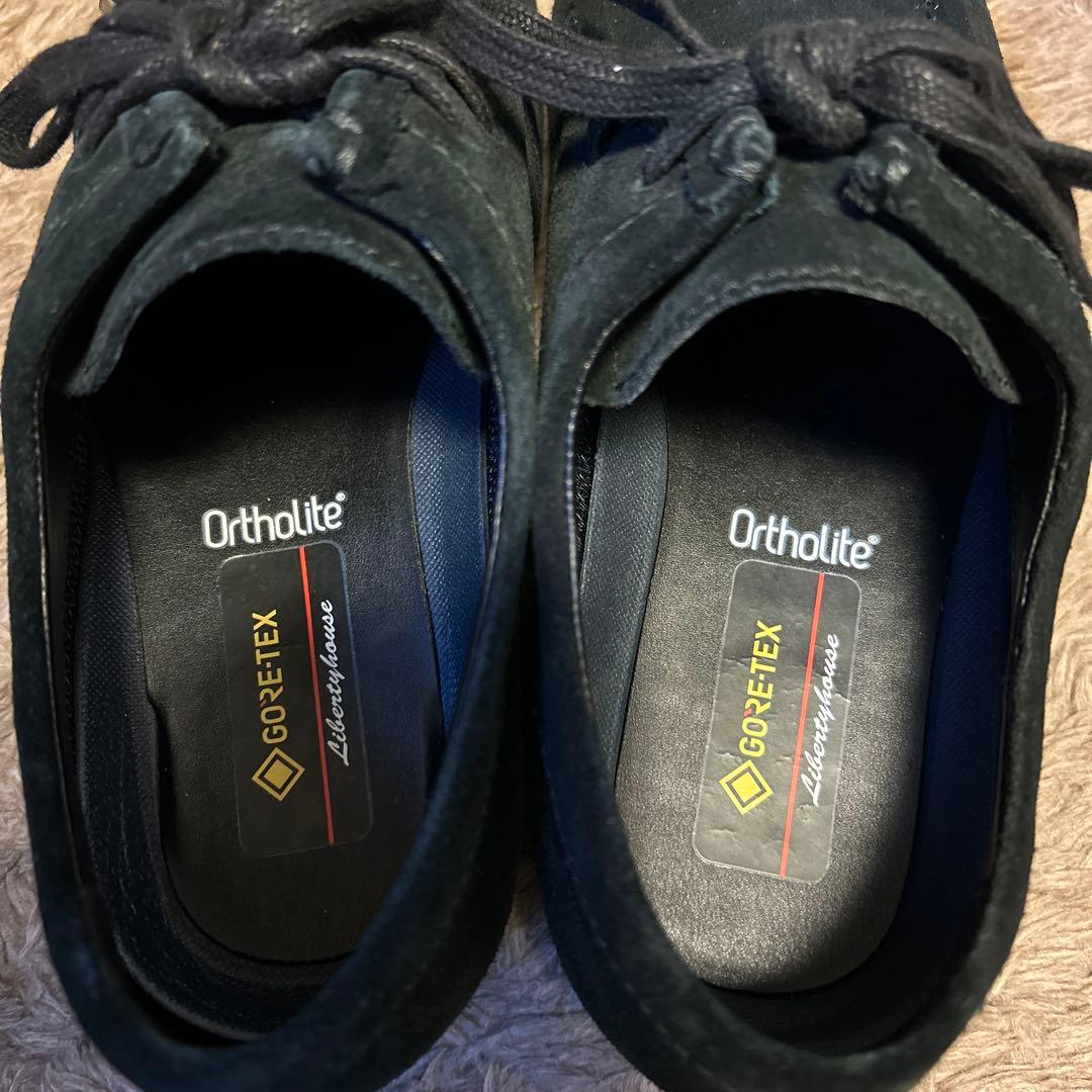 黒 スエード モカシン GORE-TEX