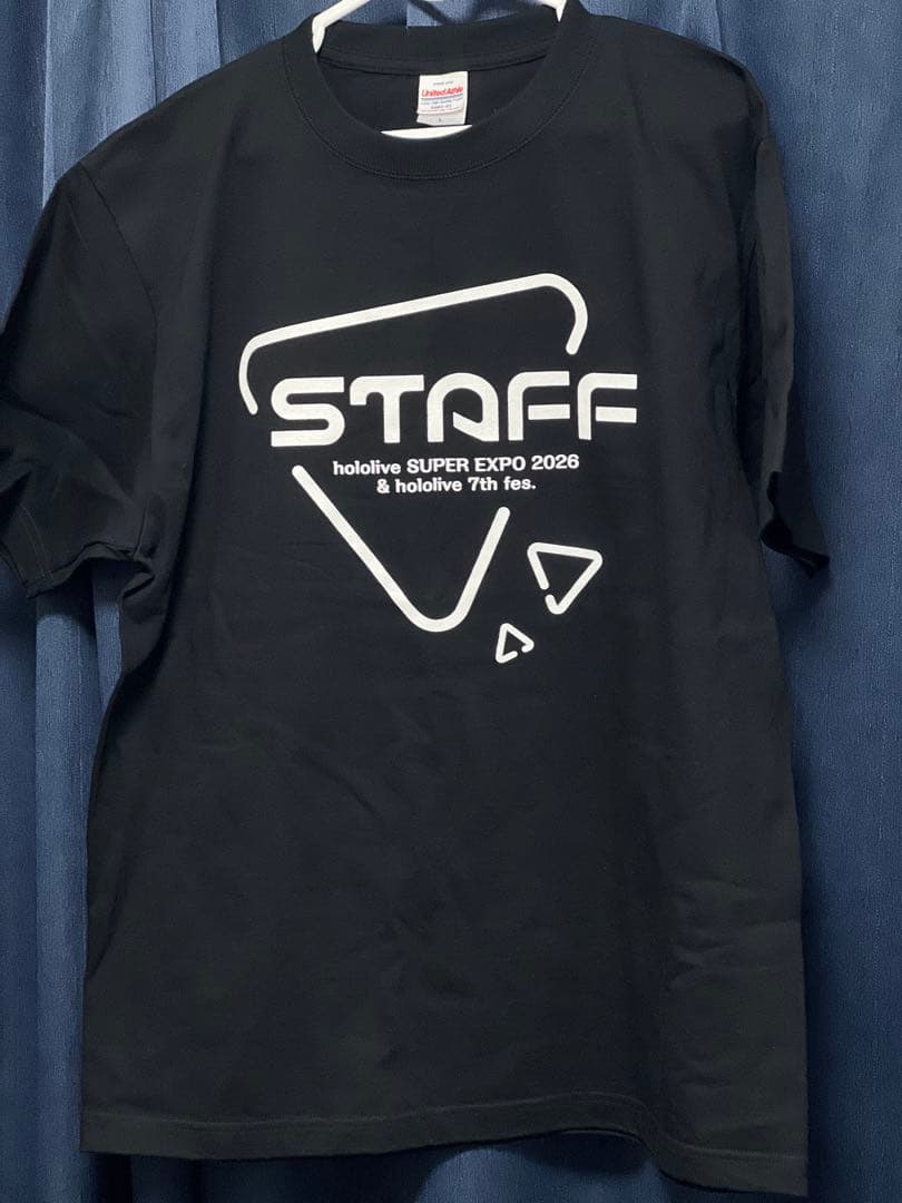 希少 ホロライブSUPER EXPO 2026 STAFF Tシャツ L