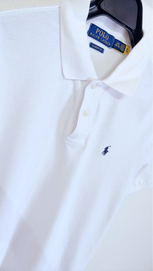 美品　POLO RALPH LAUREN ポロシャツ　レディース　ホワイト