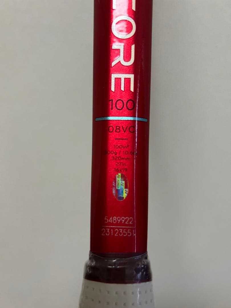 vcore 100 G2 未使用　ガット新品張りたて