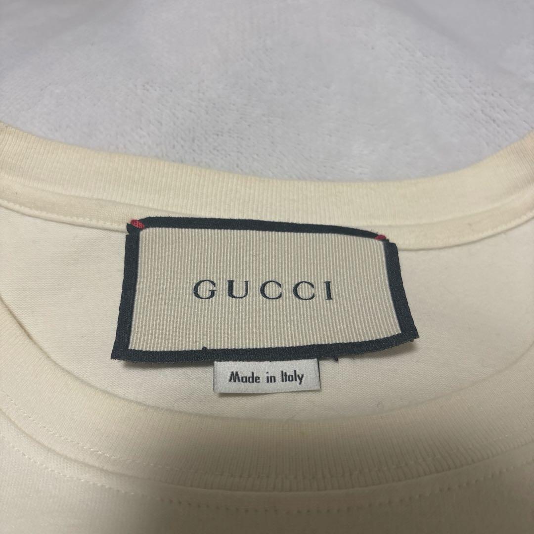 GUCCI Tシャツ　テニスロゴ刺繍