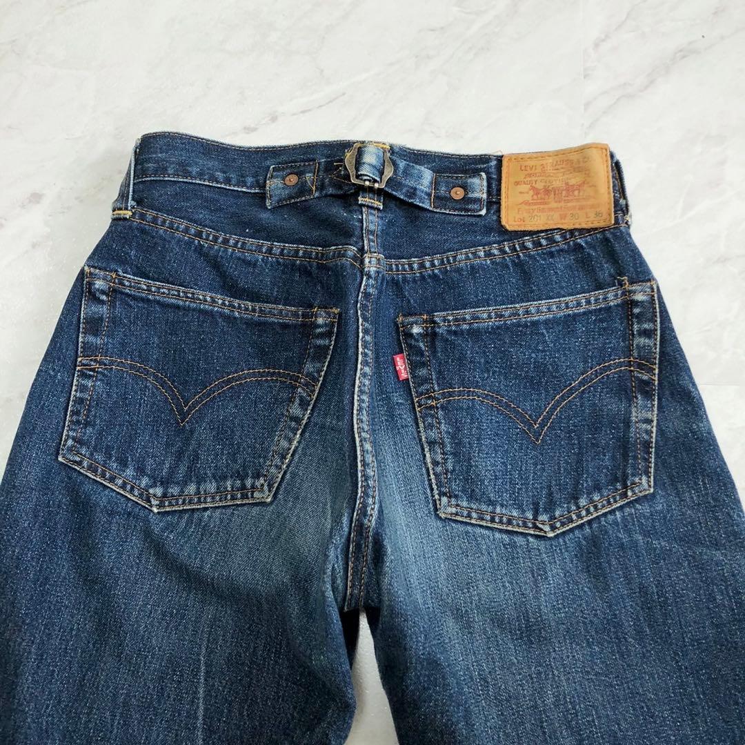 【希少】Levi's デニム 201xx シンチバック バレンシア W30