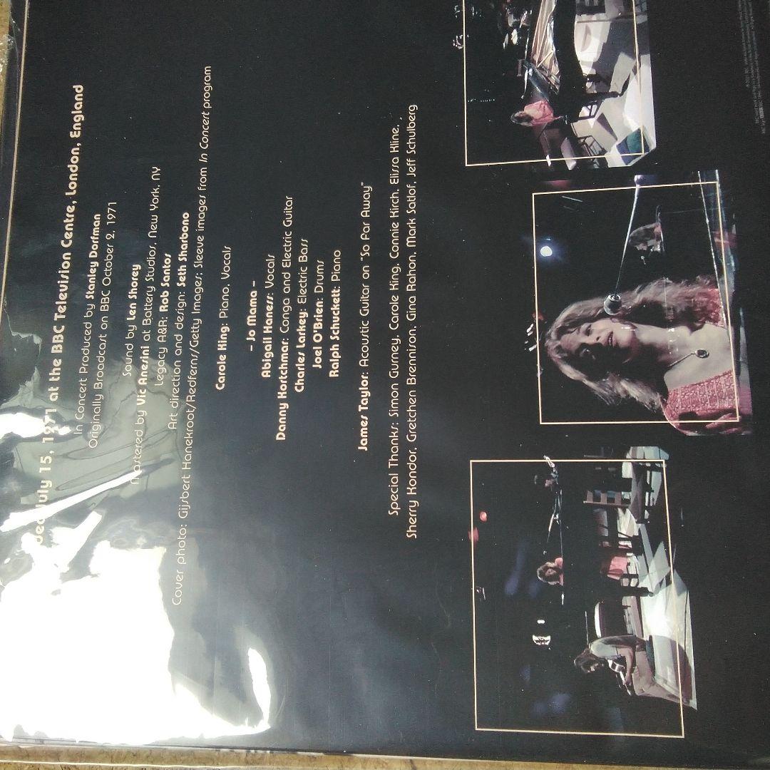 キャロル・キング/LIVE AT BBC 1971レコード