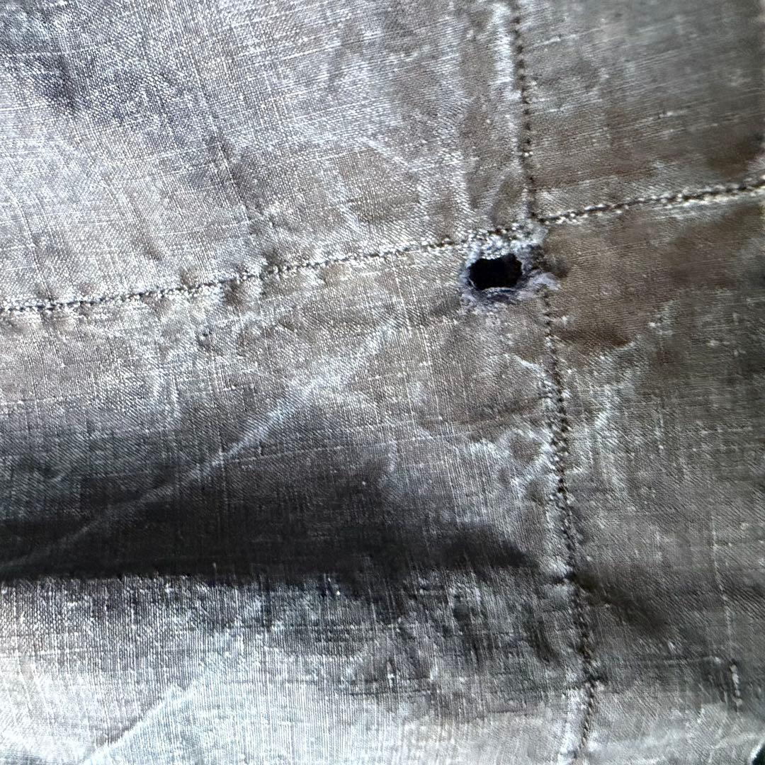 トップス 1920s early 20th c. indigo linen smock