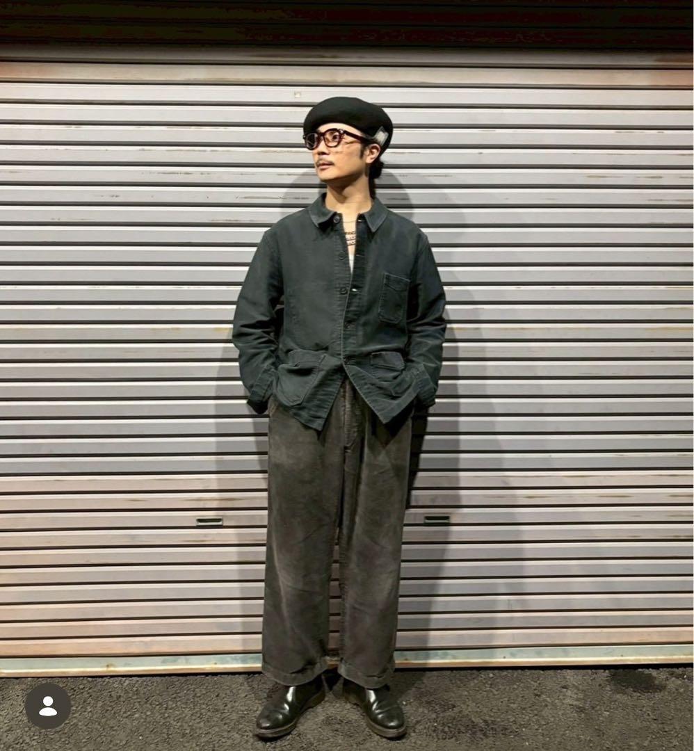 40s ブラック モールスキン beau fort