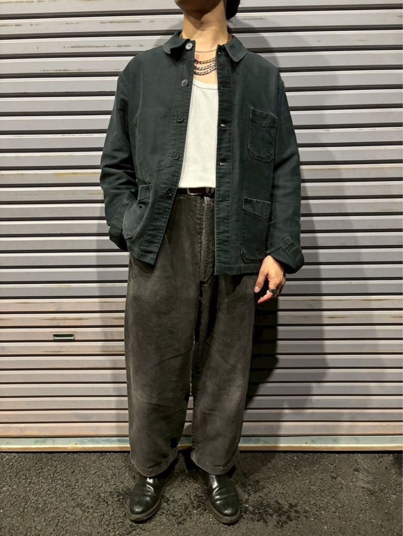 40s ブラック モールスキン beau fort