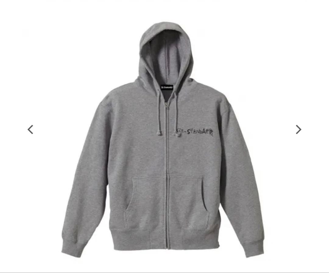 Diskah ZIP HOODIE (GRAY) ハイスタ　Lサイズ