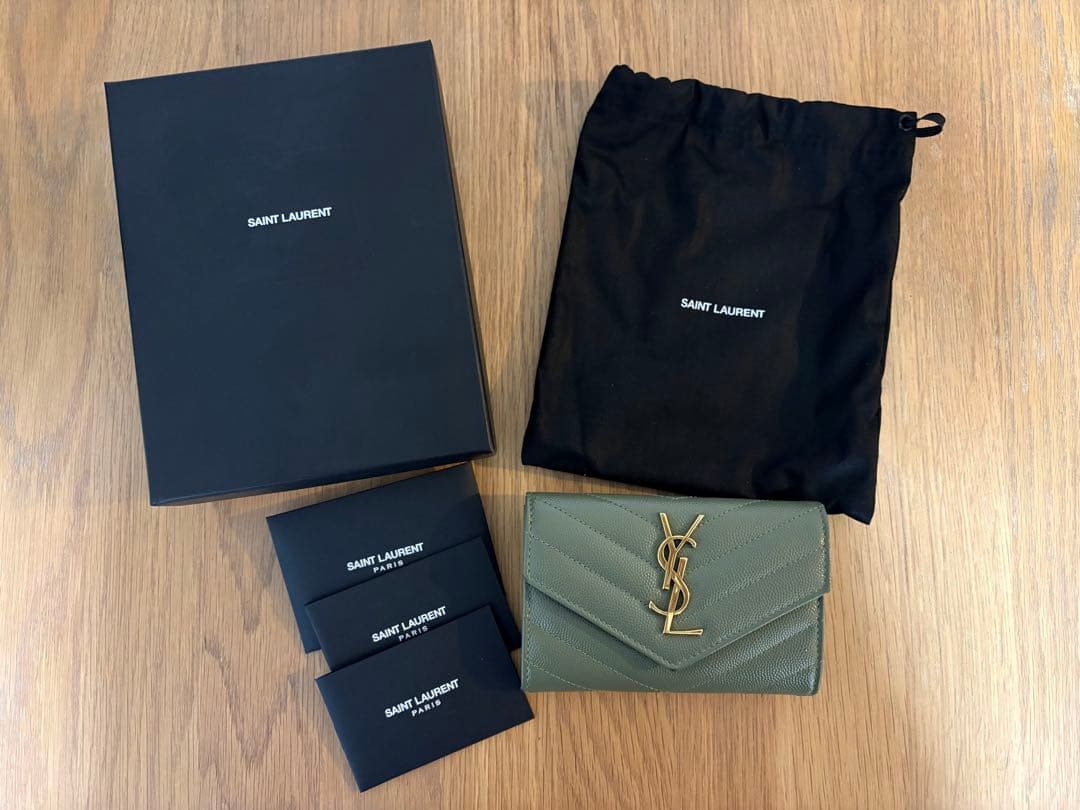 【3/22限定値下げ】SAINT LAURENT コンパクトウォレット