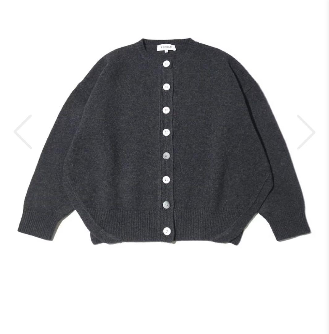 トップス ENFOLD CIRCLE CARDIGAN