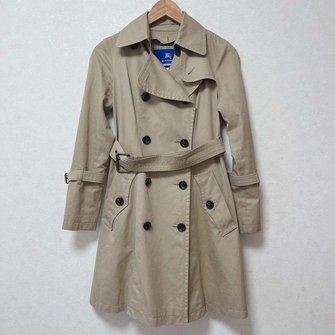 BURBERRY BLUE LABEL トレンチコート 36 ノバチェック